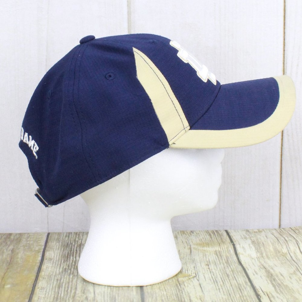 Under Armour Blue Notre Dame Football Fighting Irish Adjustable Hat Cap - Picture 7 of 10